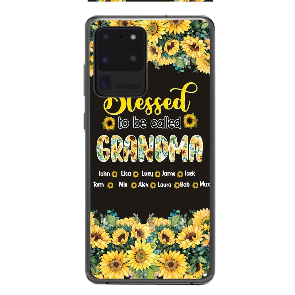 PERSONALIZED GRANDMA SUNFLOWER PHONECASE 3N 0104