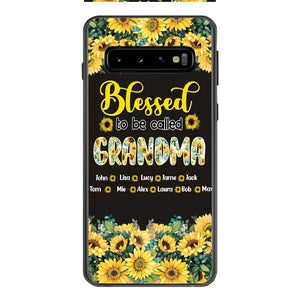 PERSONALIZED GRANDMA SUNFLOWER PHONECASE 3N 0104