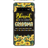 PERSONALIZED GRANDMA SUNFLOWER PHONECASE 3N 0104