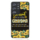 PERSONALIZED GRANDMA SUNFLOWER PHONECASE 3N 0104