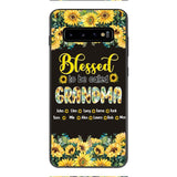 PERSONALIZED GRANDMA SUNFLOWER PHONECASE 3N 0104