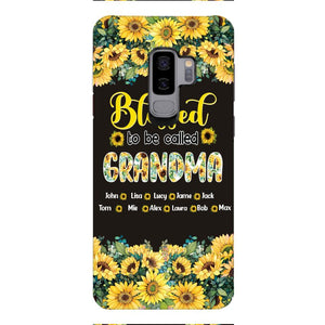 PERSONALIZED GRANDMA SUNFLOWER PHONECASE 3N 0104