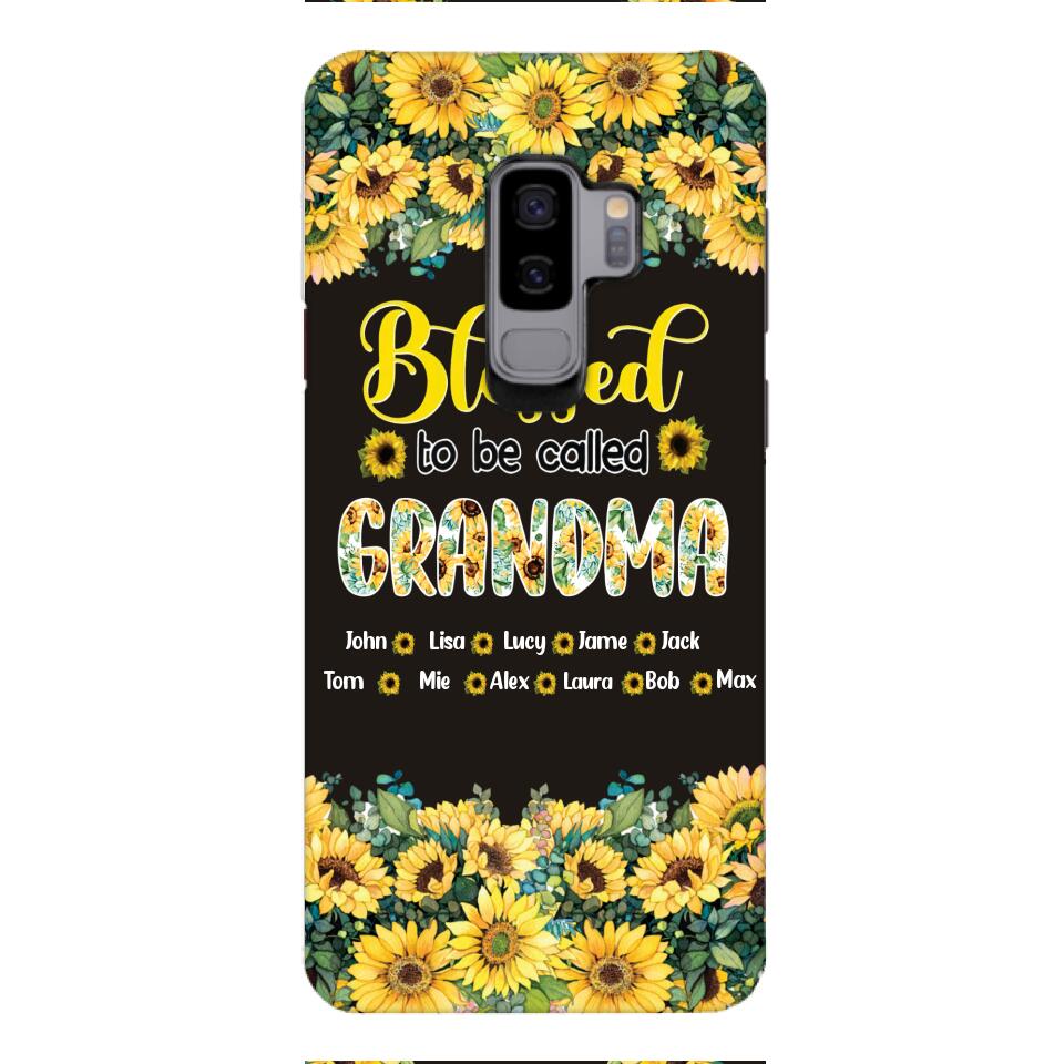 PERSONALIZED GRANDMA SUNFLOWER PHONECASE 3N 0104