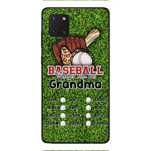 PERSONALIZED GRANDMA BASEBALL PHONECASE M3Q 0104