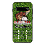 PERSONALIZED GRANDMA BASEBALL PHONECASE M3Q 0104