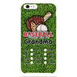 PERSONALIZED GRANDMA BASEBALL PHONECASE M3Q 0104