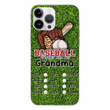 PERSONALIZED GRANDMA BASEBALL PHONECASE M3Q 0104