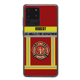 Personalized U.S Firefighter Phone Case Printed 22APR-LN01