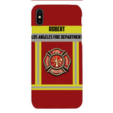 Personalized U.S Firefighter Phone Case Printed 22APR-LN01