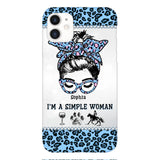 Personalized Simple Woman Love Horse Phone Case Printed 22APR-DT01