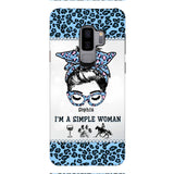 Personalized Simple Woman Love Horse Phone Case Printed 22APR-DT01