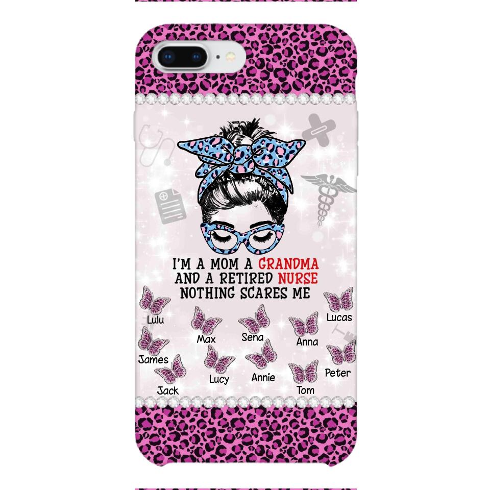 Personalized Grandma Nurse Phone Case Printed 22APR-MQ01