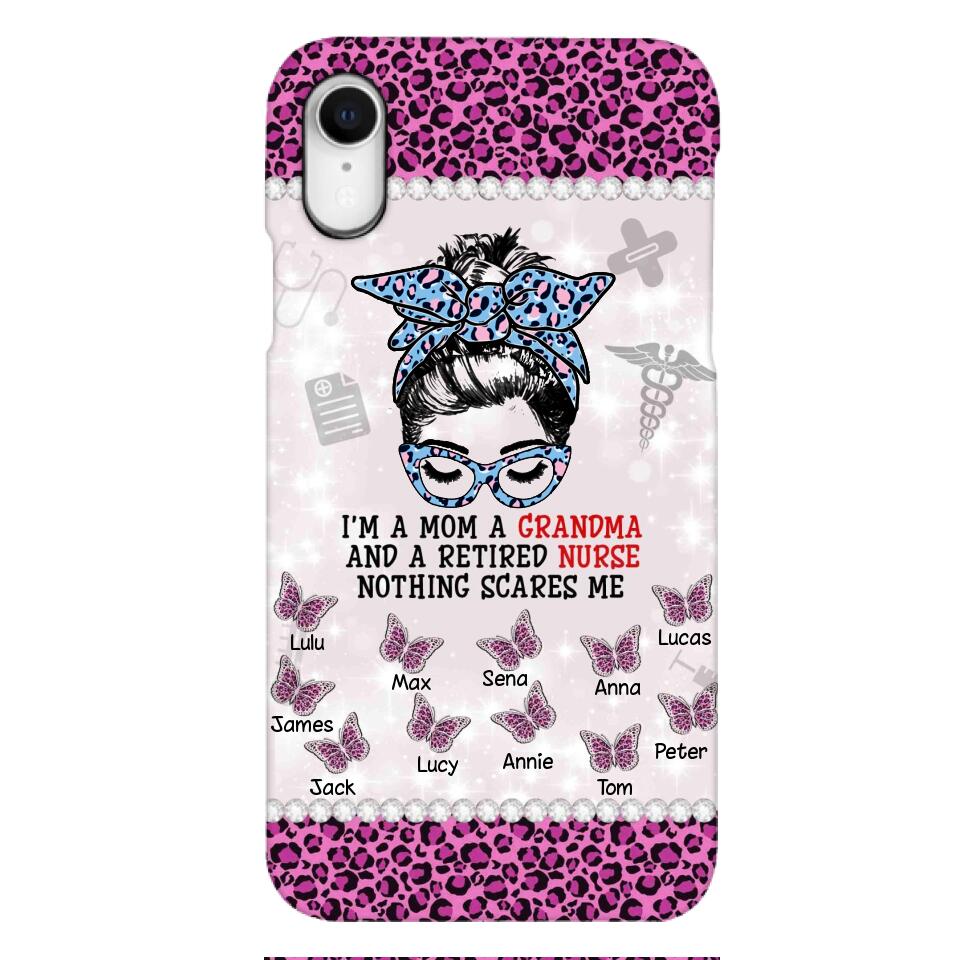 Personalized Grandma Nurse Phone Case Printed 22APR-MQ01