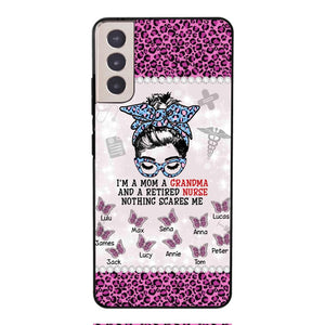 Personalized Grandma Nurse Phone Case Printed 22APR-MQ01