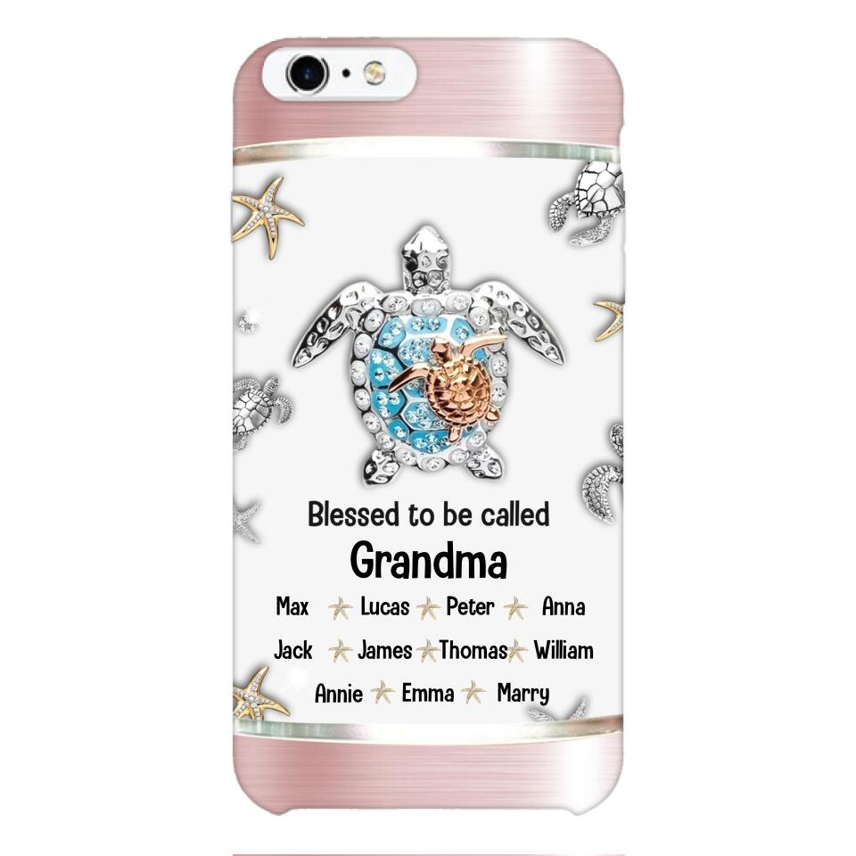 Personalized Grandma Kid Phone Case Printed 22MAR-MQ04