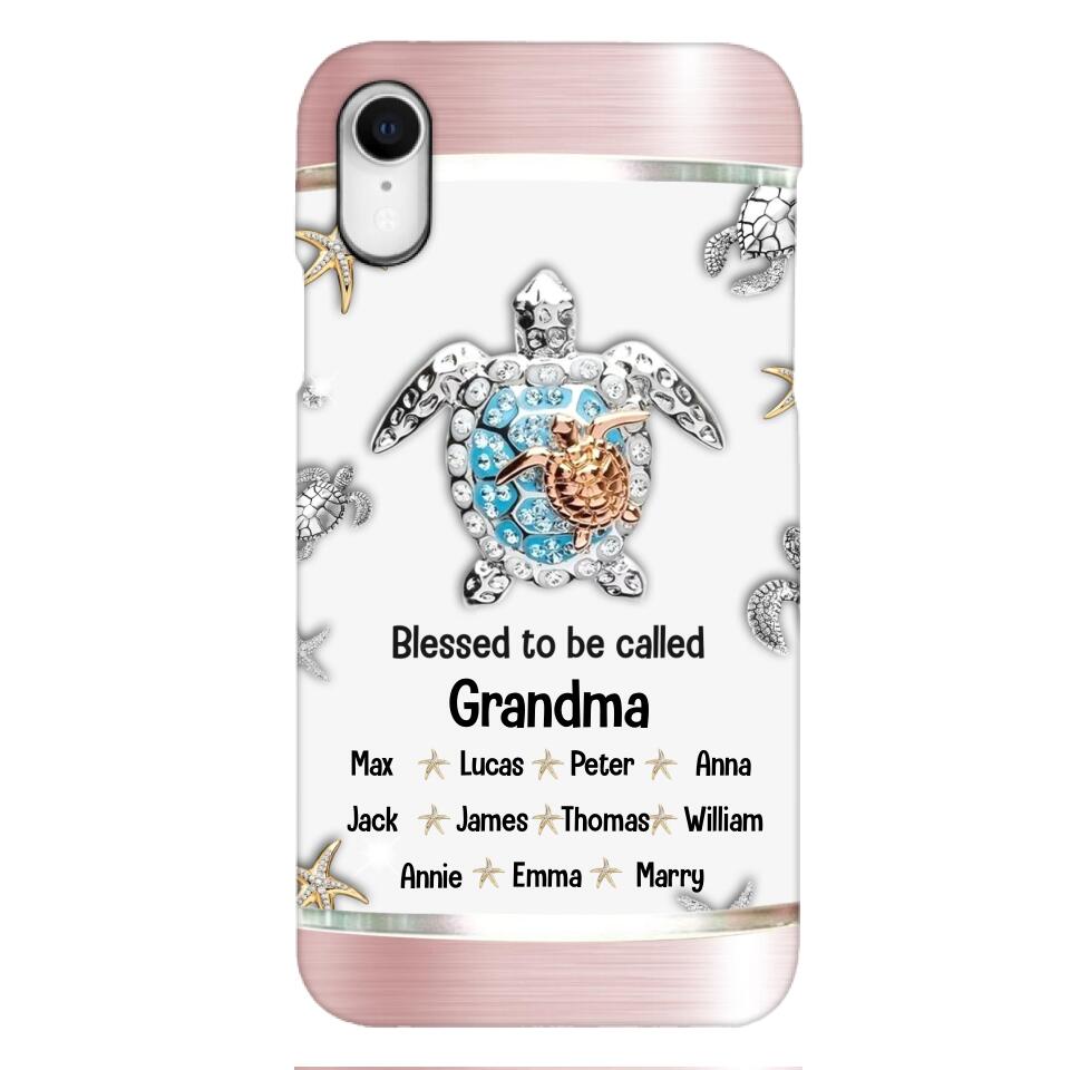 Personalized Grandma Kid Phone Case Printed 22MAR-MQ04