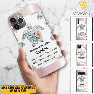 Personalized Grandma Kid Phone Case Printed 22MAR-MQ04