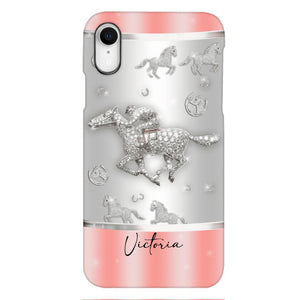 Personalized Horse Lover Phone Case Printed 22APR-HC04