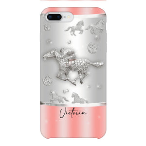 Personalized Horse Lover Phone Case Printed 22APR-HC04