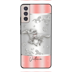 Personalized Horse Lover Phone Case Printed 22APR-HC04