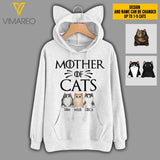 PERSONALIZED MOTHER OF CATS HOODIE QTTQ0404