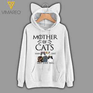 PERSONALIZED MOTHER OF CATS HOODIE QTTQ0404