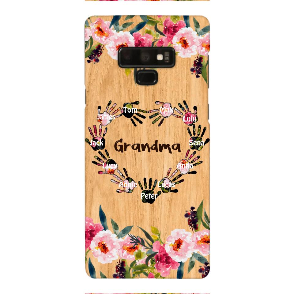 Personalized Grandma Kid Phone Case Printed 22APR-DT04