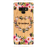 Personalized Grandma Kid Phone Case Printed 22APR-DT04