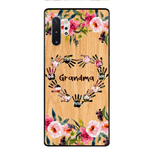 Personalized Grandma Kid Phone Case Printed 22APR-DT04