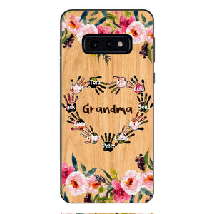 Personalized Grandma Kid Phone Case Printed 22APR-DT04