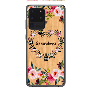 Personalized Grandma Kid Phone Case Printed 22APR-DT04