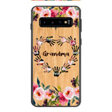 Personalized Grandma Kid Phone Case Printed 22APR-DT04