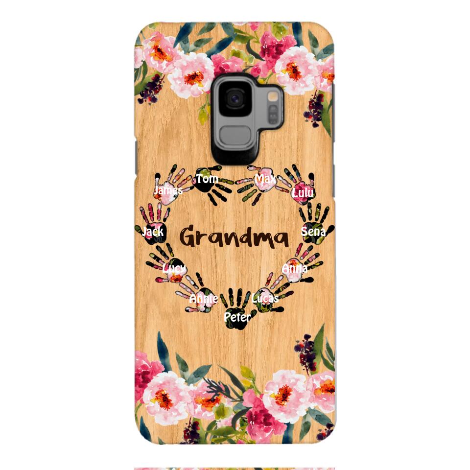 Personalized Grandma Kid Phone Case Printed 22APR-DT04