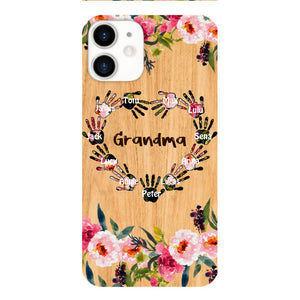 Personalized Grandma Kid Phone Case Printed 22APR-DT04