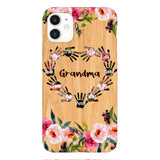 Personalized Grandma Kid Phone Case Printed 22APR-DT04