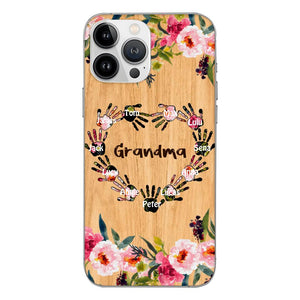 Personalized Grandma Kid Phone Case Printed 22APR-DT04