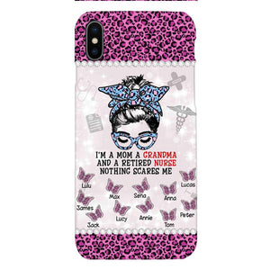 Personalized Grandma Nurse Phone Case Printed 22APR-MQ01