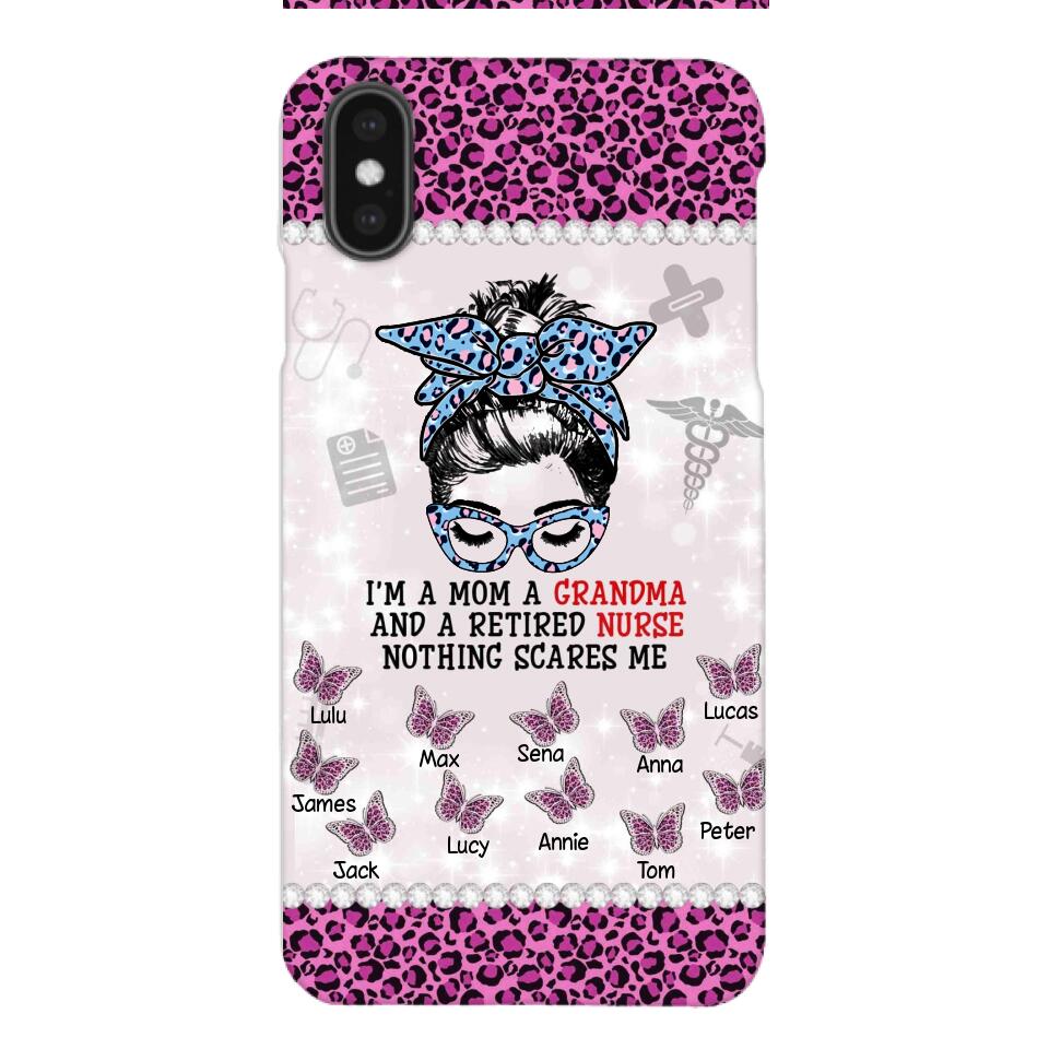 Personalized Grandma Nurse Phone Case Printed 22APR-MQ01