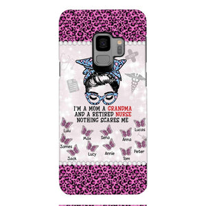 Personalized Grandma Nurse Phone Case Printed 22APR-MQ01