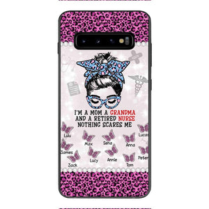 Personalized Grandma Nurse Phone Case Printed 22APR-MQ01