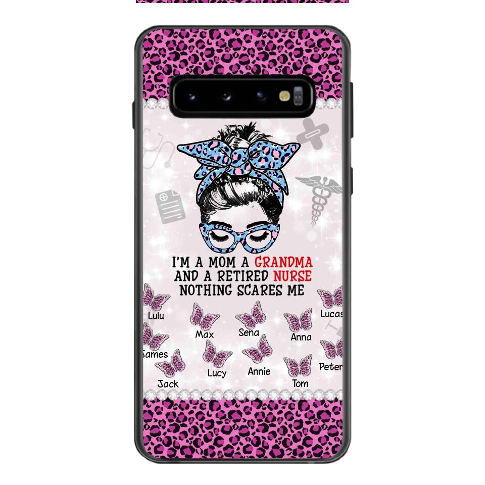 Personalized Grandma Nurse Phone Case Printed 22APR-MQ01