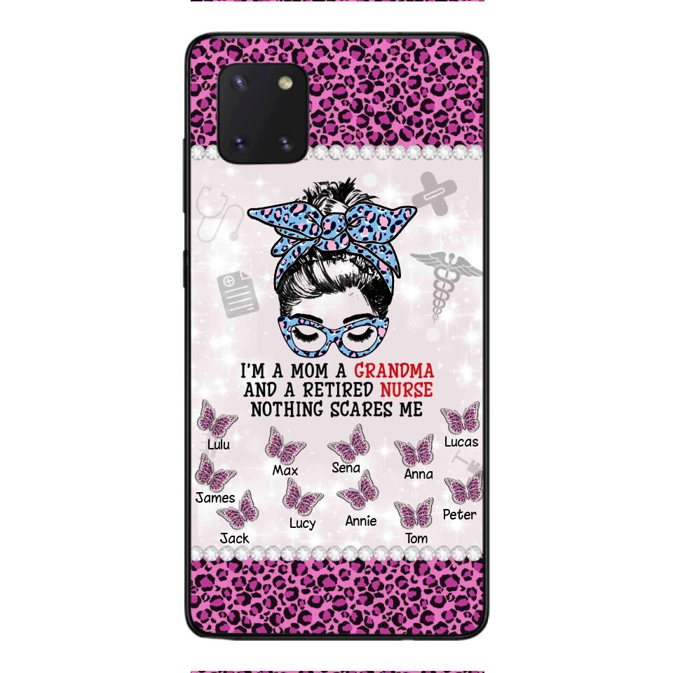 Personalized Grandma Nurse Phone Case Printed 22APR-MQ01