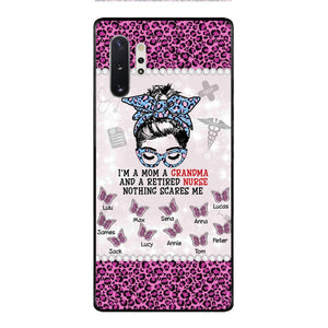 Personalized Grandma Nurse Phone Case Printed 22APR-MQ01