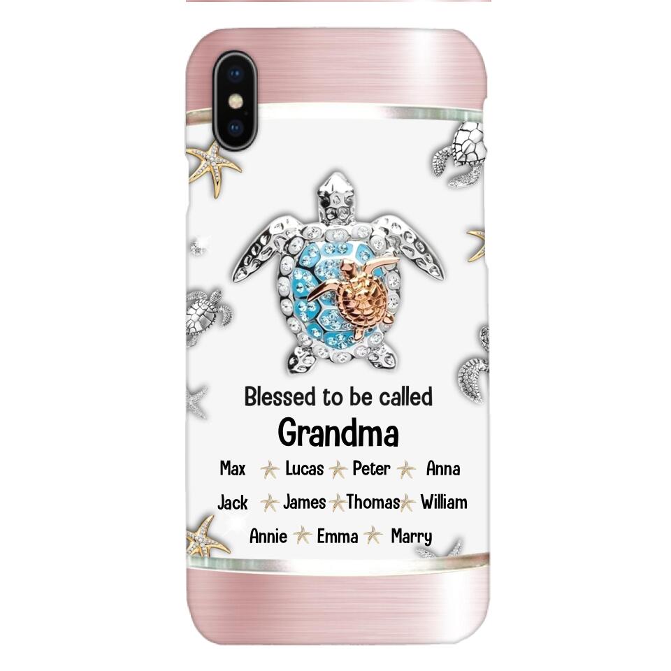 Personalized Grandma Kid Phone Case Printed 22MAR-MQ04