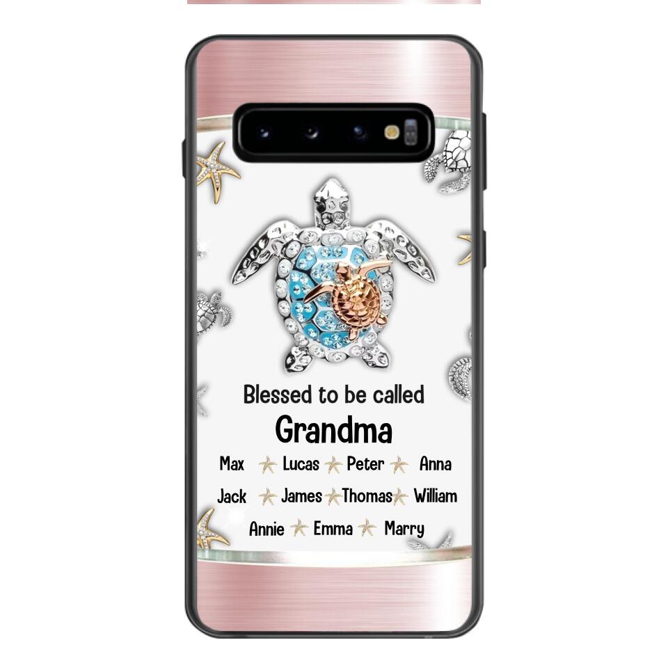 Personalized Grandma Kid Phone Case Printed 22MAR-MQ04