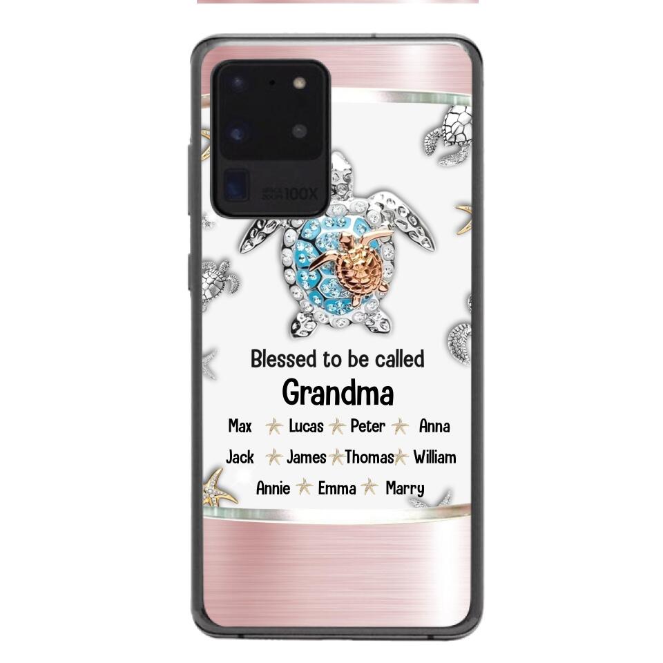 Personalized Grandma Kid Phone Case Printed 22MAR-MQ04