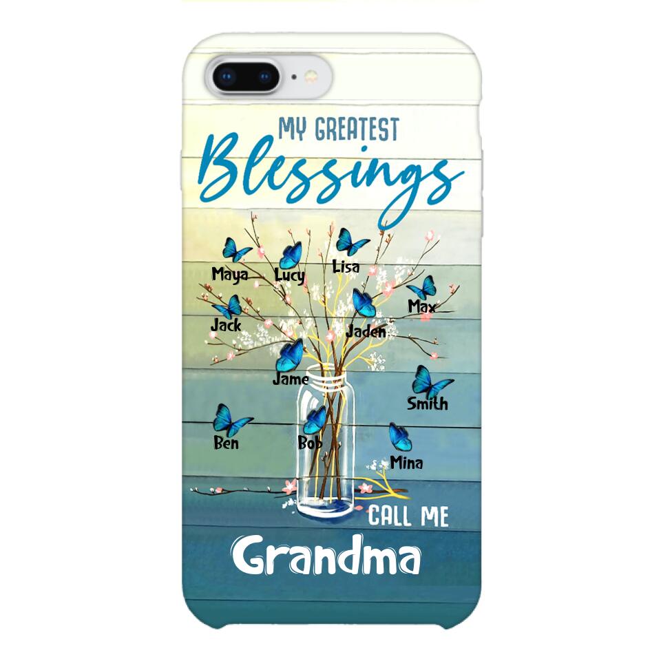 PERSONALIZED GRANDMA BLESSING PHONECASE T3Q 0104