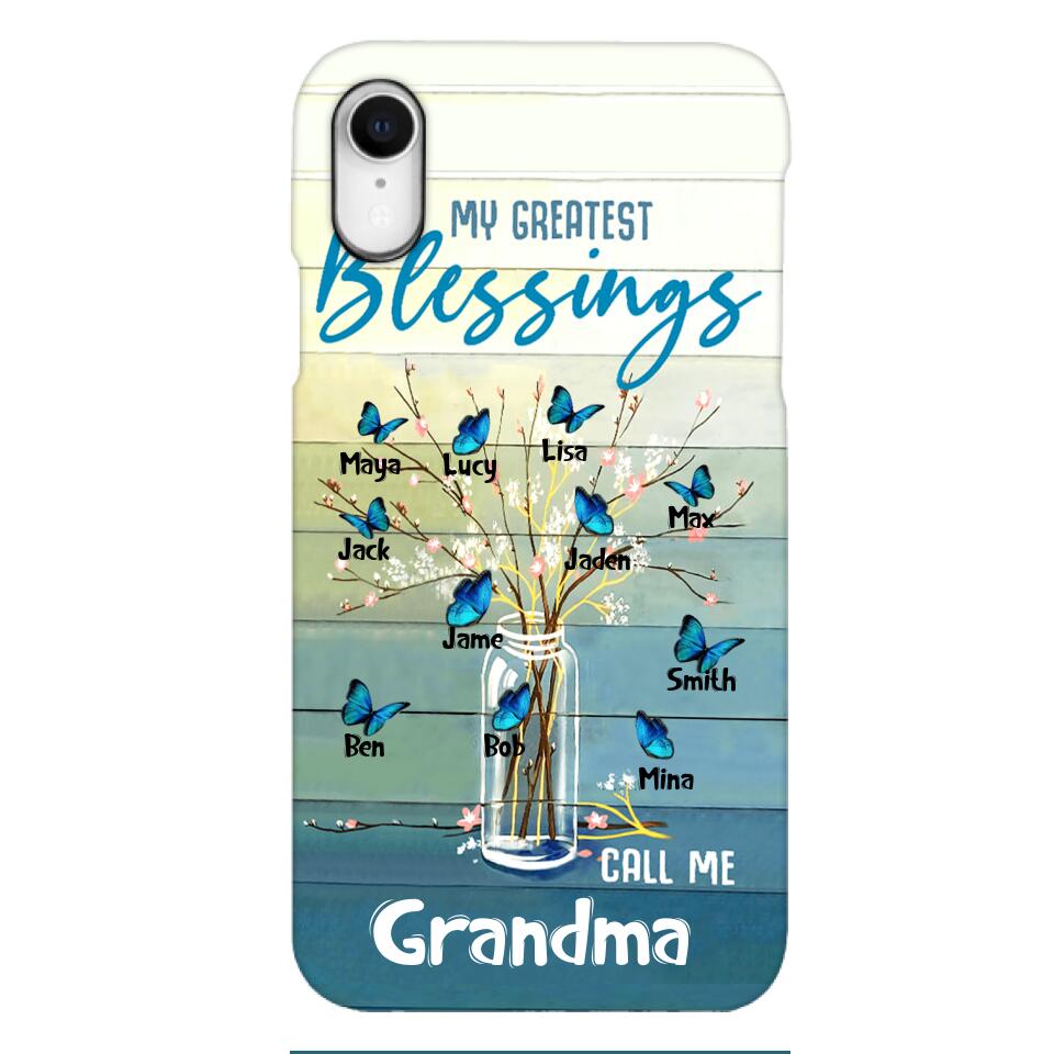 PERSONALIZED GRANDMA BLESSING PHONECASE T3Q 0104