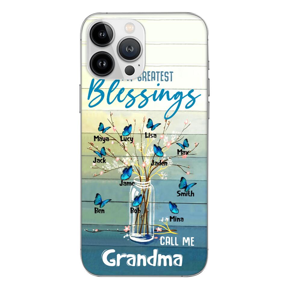 PERSONALIZED GRANDMA BLESSING PHONECASE T3Q 0104