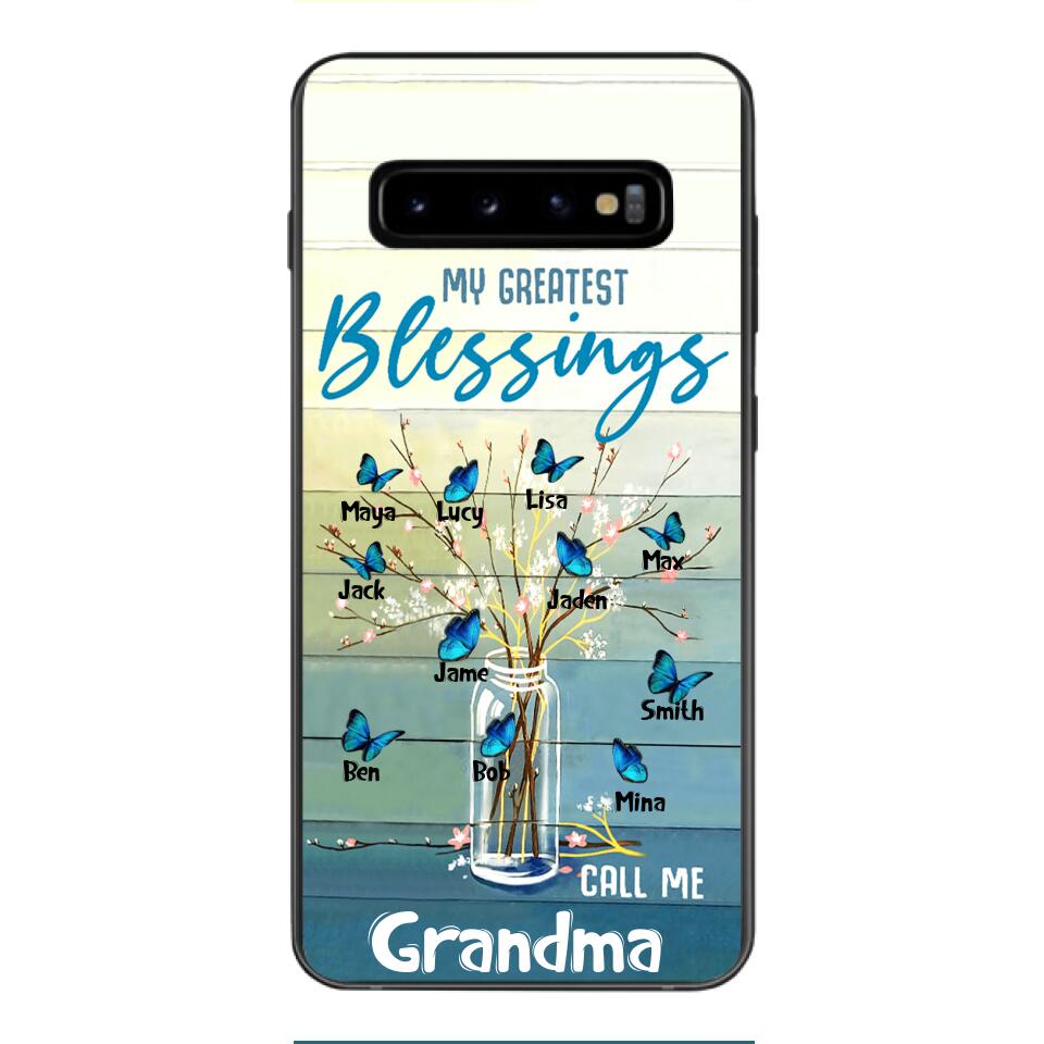 PERSONALIZED GRANDMA BLESSING PHONECASE T3Q 0104